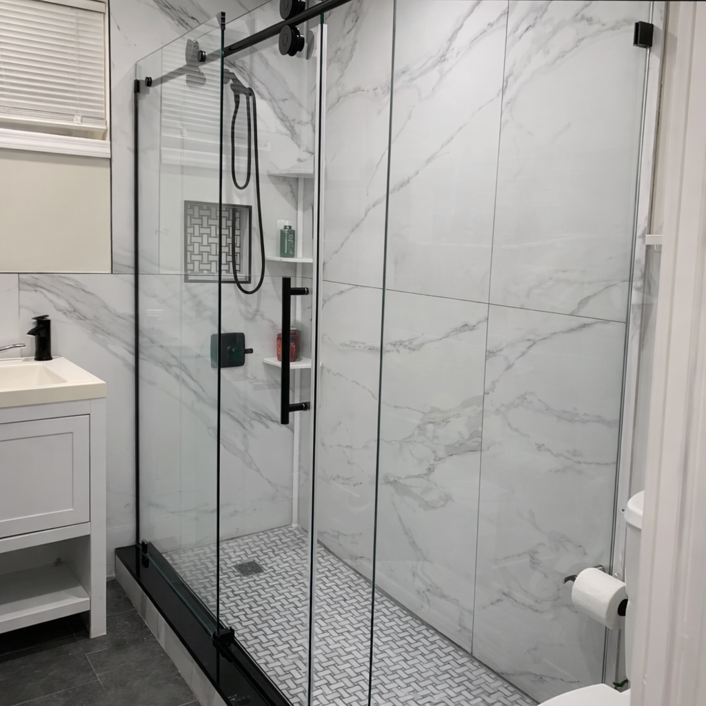 Bathroom Renovation project in Suffolk County